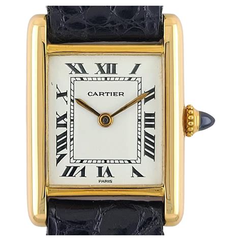 cartier vintage saat|1970s cartier tank.